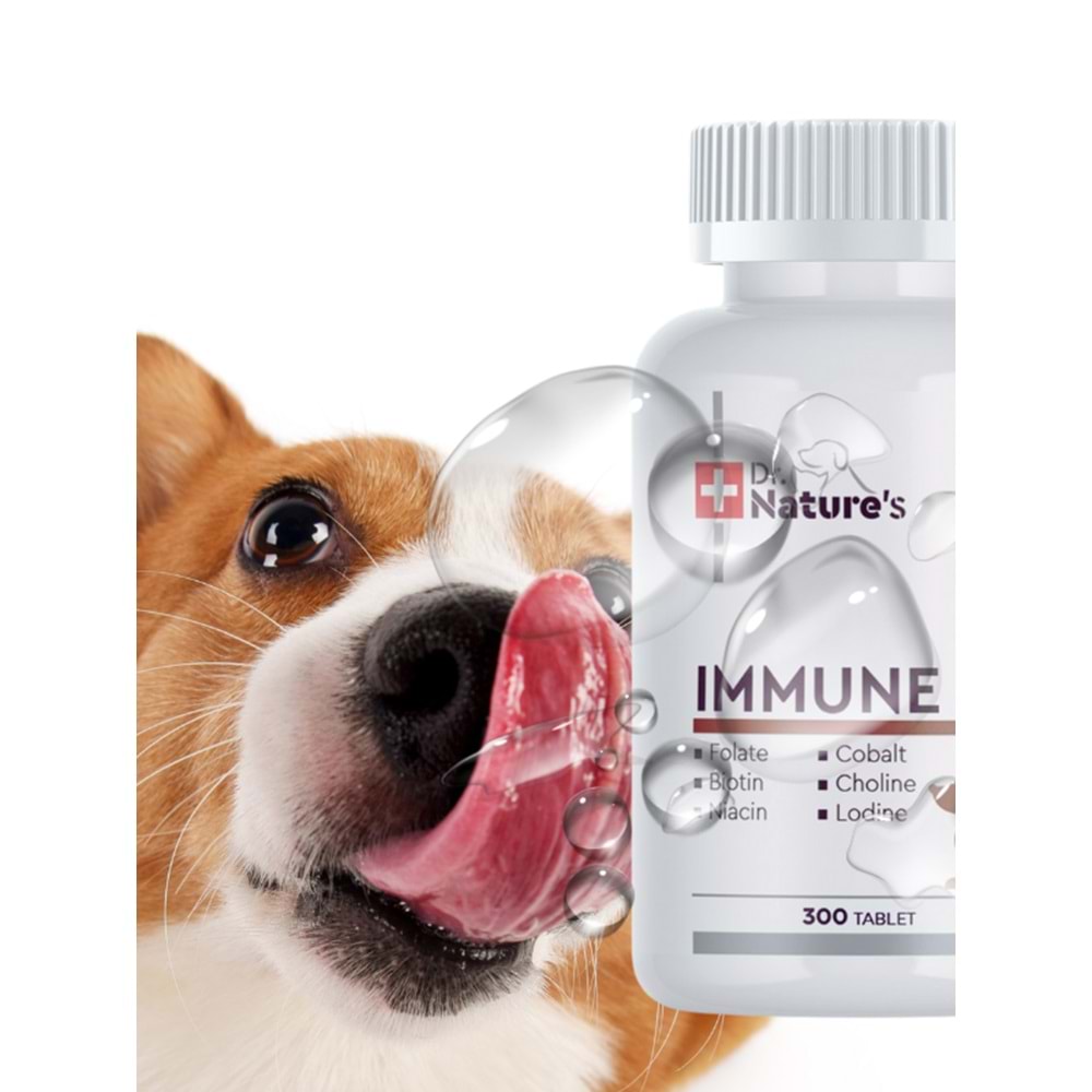 Dog Immune Köpekler Için Multivitamin Besin Takviyesi 300 Tablet
